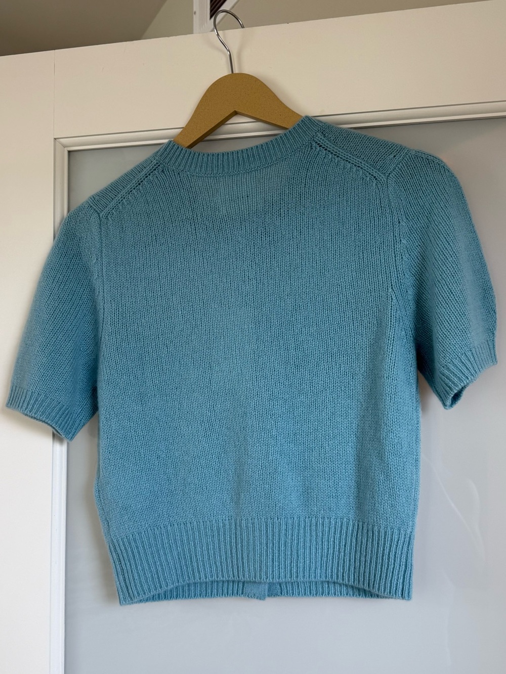 Doen ALESIA CASHMERE CARDIGAN Small Aquamarine NWT - Picture 8 of 11